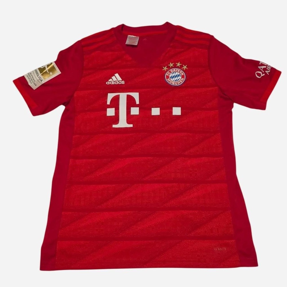 Official Adidas FC Bayern Munich 2019/2020 home soccer jersey in red